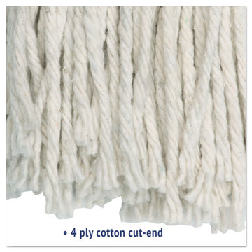 Boardwalk® Cut-end Wet Mop Head, Cotton, White, #20, 12-carton freeshipping - TVN Wholesale